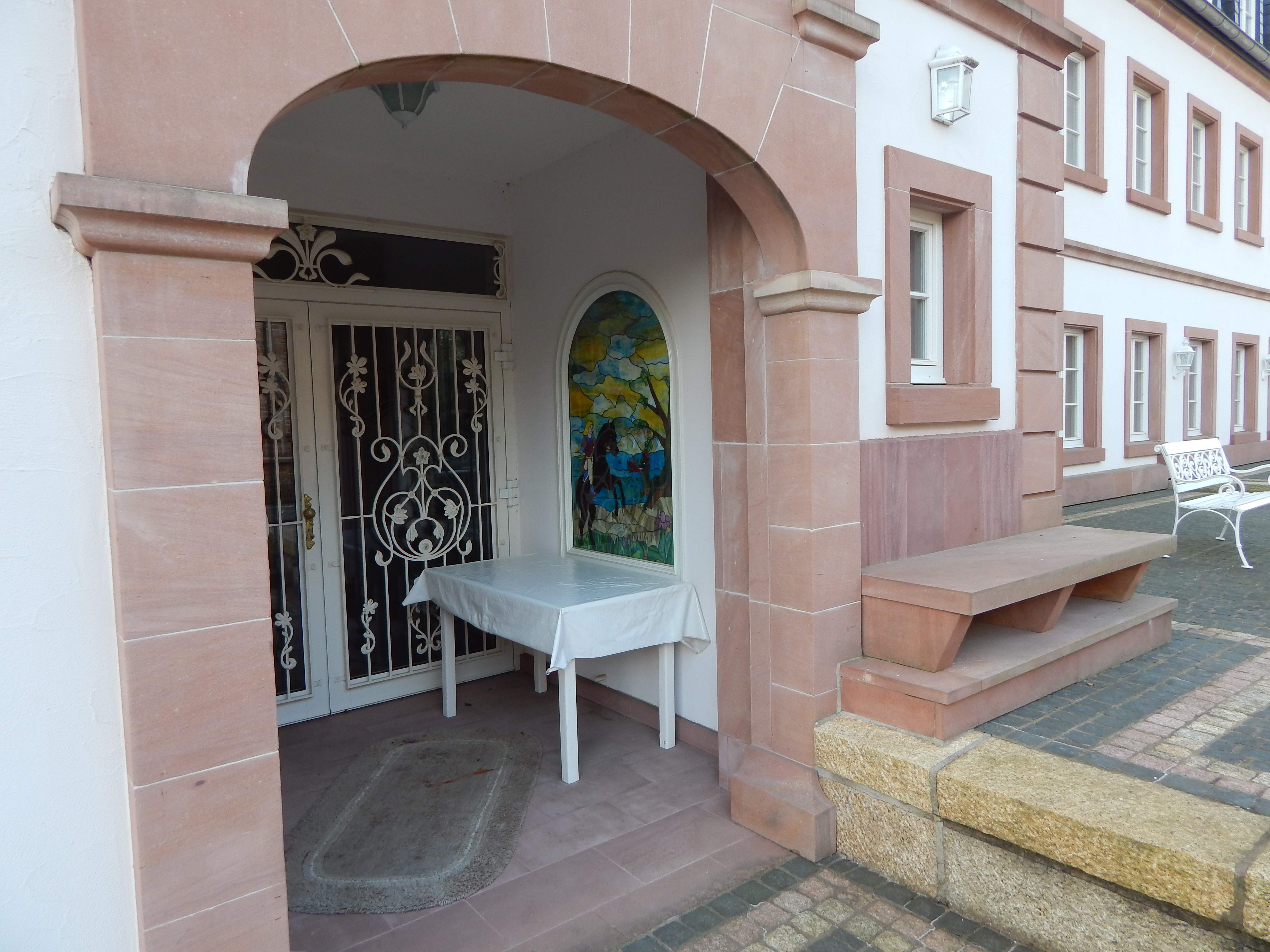 Der hintere Ausgang zum Garten